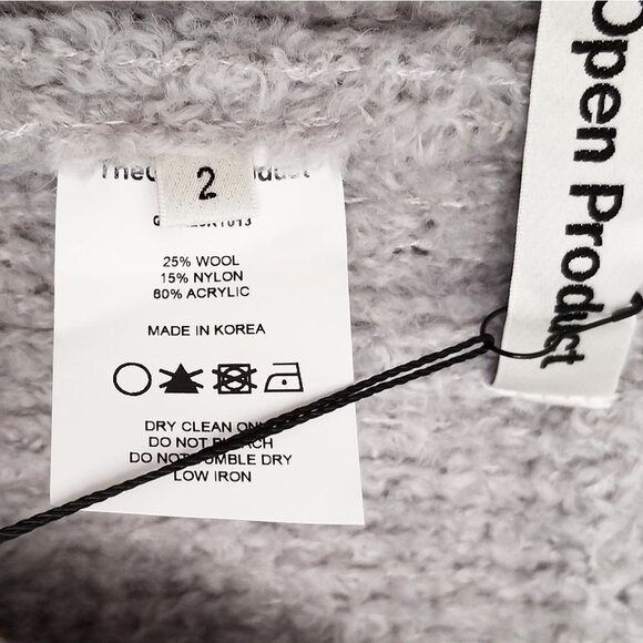 NEW TheOpen Product OPEN YY Woolly Knit Track Pants Gray Jogger $269 Ssense NWT - Picture 14 of 16